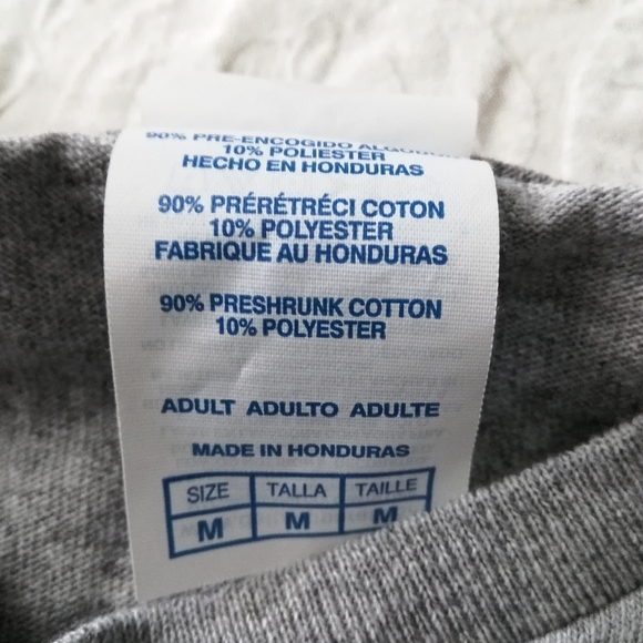 Delta YALL Short Sleeve Cowboy Boot Grey T-Shirt, Size Medium - Picture 8 of 10